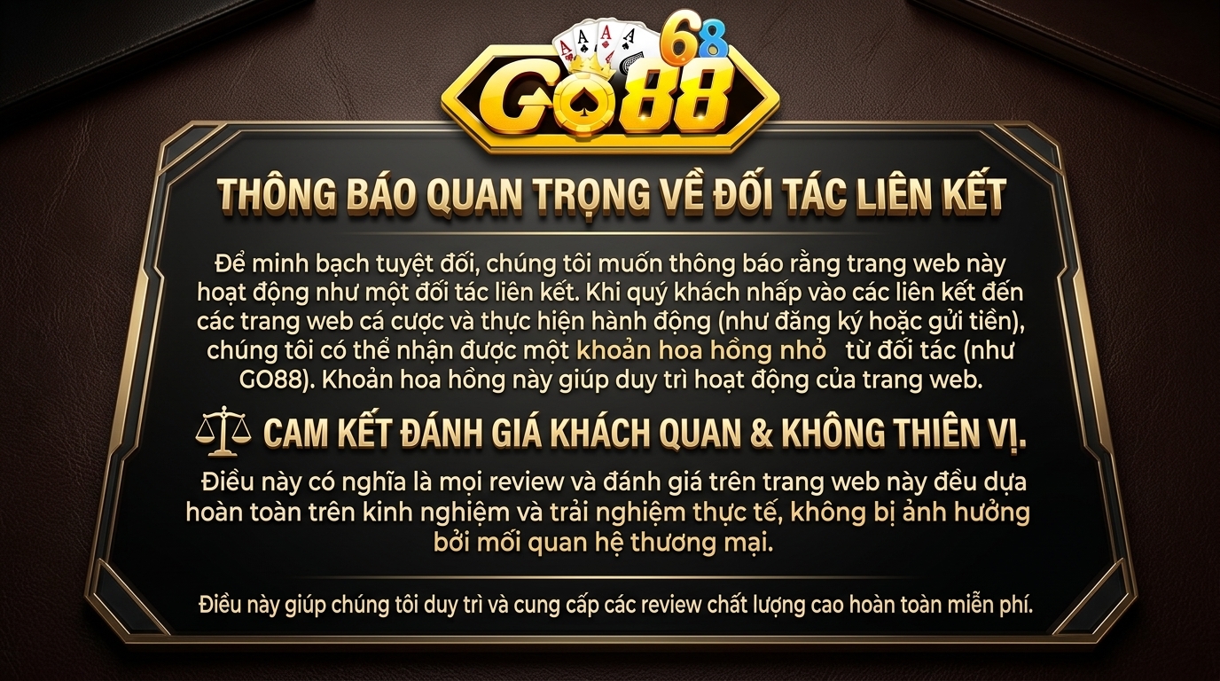 Tuyên Bố Affiliate Go88 - Chính sách minh bạch về đối tác Tuyên Bố Affiliate Go88
